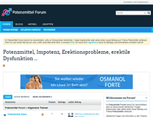 Tablet Screenshot of potenzmittel-forum.com